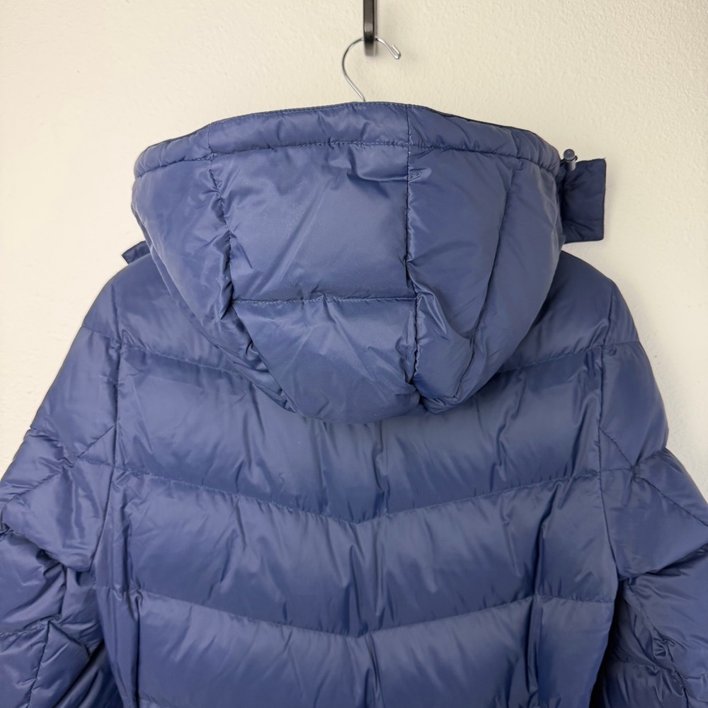 Unisync Alaska Airlines Uniform Belted Puffer Coat Navy Blue Women’s XS - Picture 4 of 13